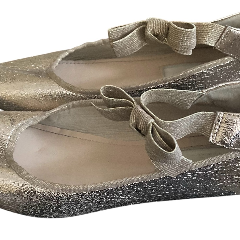 Kenneth Cole New York‎ Little Girls Rose Bowie Ballet Rose Metallic size 4 - Picture 3 of 7